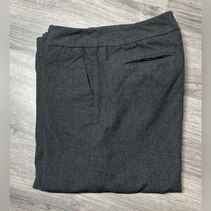 🔥❤️🔥 Isaac Mizrahi Charcoal Gray Wool Dress Slacks Straight Leg Women’s …